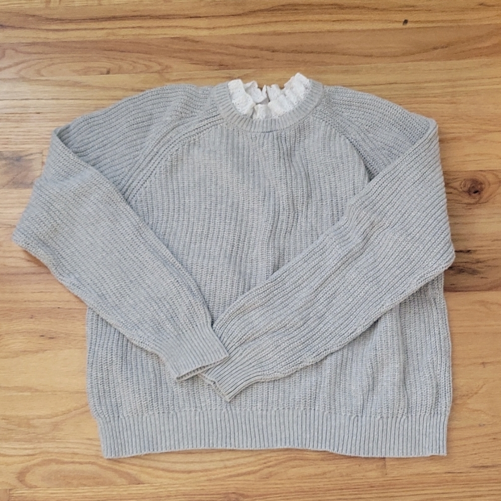 Ruffle Neck Sweater
